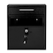 Adiroffice Medium Wall Mountable Mailbox with Key Lock ADI631-05-BLK - alternate 6